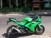 jual ninja 250fi thn 2013 hijau