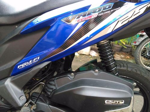 Honda vario techno cbs iss 2014 biru