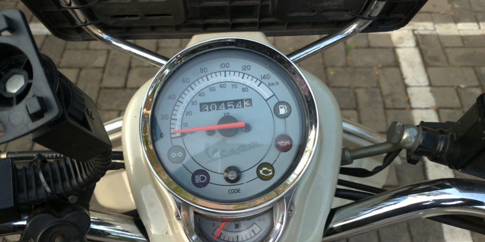 VESPA LXV Speedometer