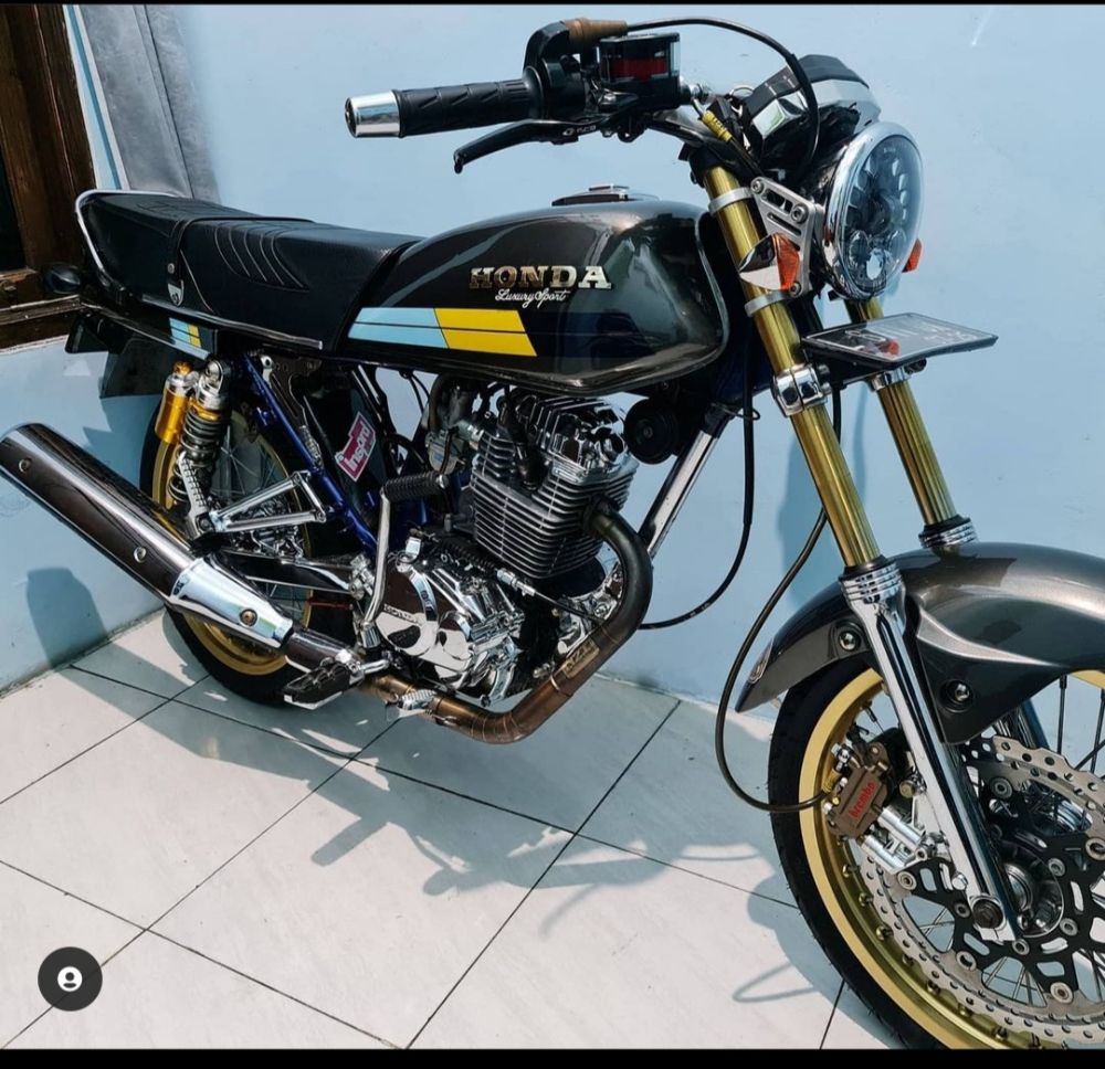 Honda GL Full Modifikasi Jual Motor Honda GL Surabaya